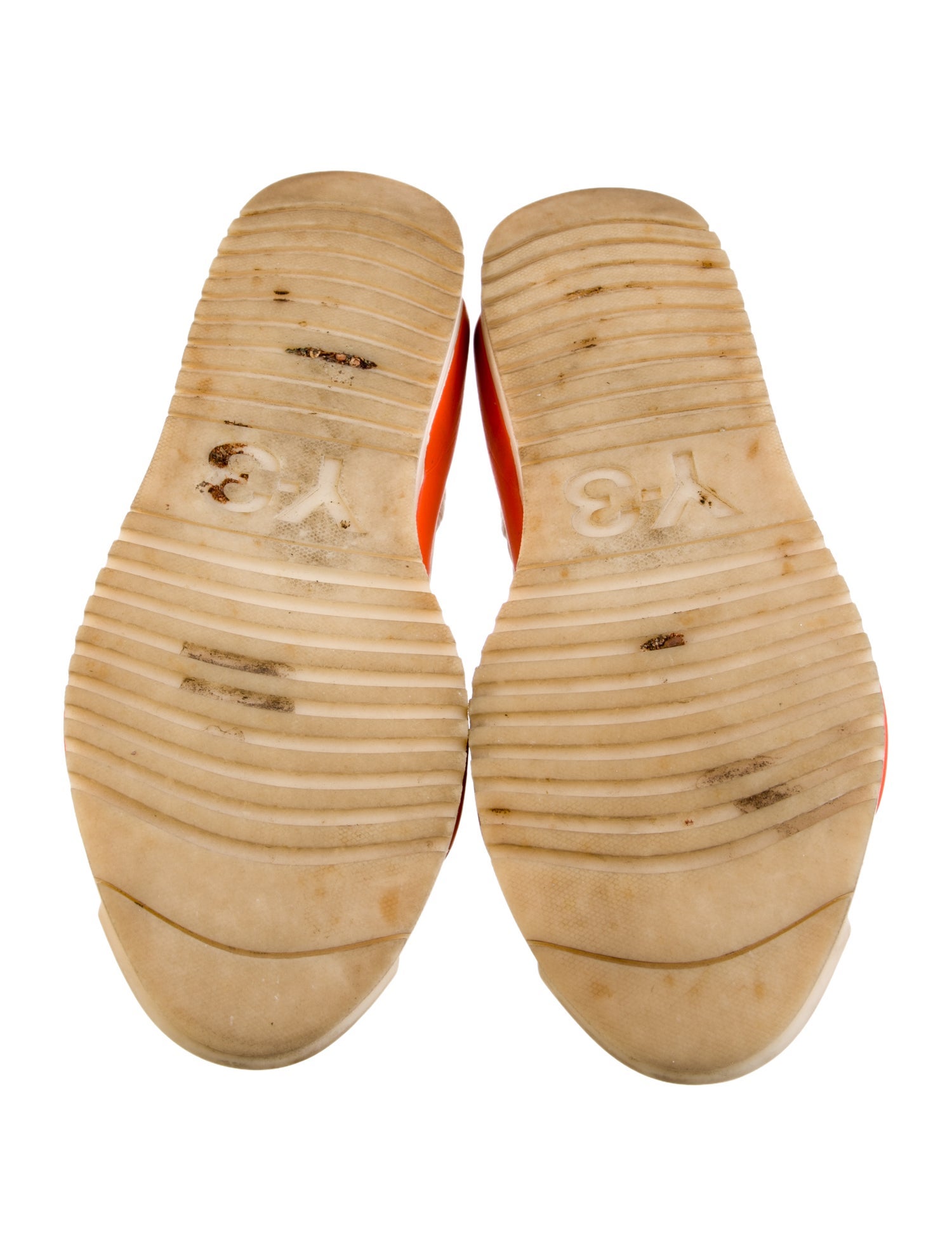 Y-3 x Adidas Leather Printed Sneakers